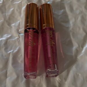 L.A. Colors Pink Lip Gloss Duo with Rose Gold Caps